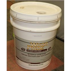18L PAIL OF WOOD AND PRIDE OIL/ACRYLIC WHITE STAIN