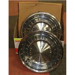 LOTS OF 3 1969 LINCOLN CONTINENTAL HUBCAPS