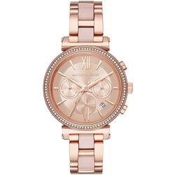 NEW MICHAEL KORS ROSE GOLD SOFIE 39MM MSRP $409
