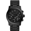 Image 3 : NEW MICHAEL KORS ALL BLACK TRIPLE CHRONO MSRP $379