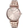 Image 1 : NEW EMPORIO ARMANI ROSE GOLD TONE WATCH MSRP $485