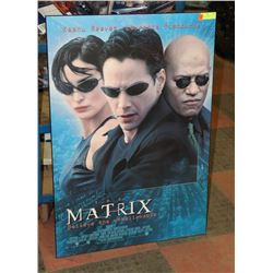 "THE MATRIX" MOVIE THEATRE POSTER DRY MOUNTED
