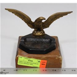 1940'S CAST IRON  EAGLE ASHTRAY WW2