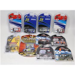 1:64 DIE CAST NASCAR COLLECTION OF 10 CARS