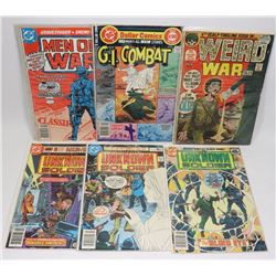 LOT OF 6 OLD COLLECTORS COMICS KEY TITLES