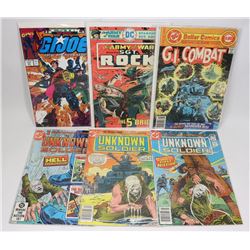 LOT OF 6 OLD COLLECTORS COMICS KEY TITLES