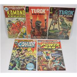 LOT OF 5 OLD COLLECTORS COMICS KEY TITLES