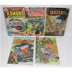 LOT OF 5 OLD COLLECTORS COMICS KEY TITLES