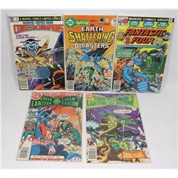 LOT OF 5 OLD COLLECTORS COMICS KEY TITLES