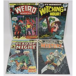LOT OF 4 OLD COLLECTOR COMICS HORROR