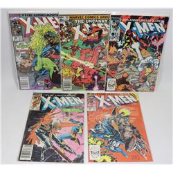 LOT OF 5 KEY X-MEN COMICS COLLECTORS ISSUES