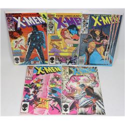 LOT OF 5 KEY X-MEN COMICS COLLECTORS ISSUES