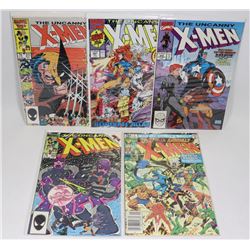 LOT OF 5 KEY X-MEN COMICS COLLECTORS ISSUES