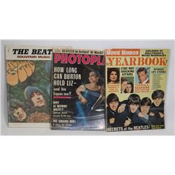 LOT OF 3 BEATLES MAGAZINES TWO FROM 1964
