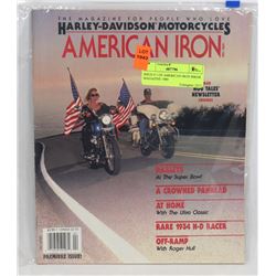 ISSUE #1 OF AMERICAN IRON BIKER MAGAZINE 1989