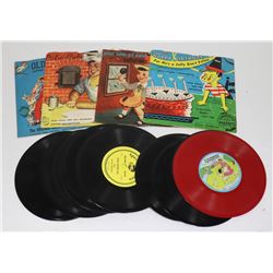 LOT OF 17 1940'-1950'S CHILDRENS 45'S RECORDS 10
