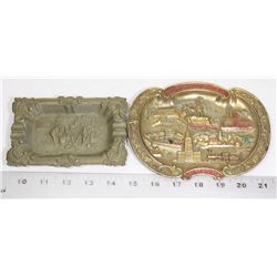 LOT OF 2 VINTAGE ASHTRAYS MADE IN JAPAN