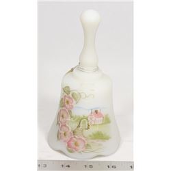 FENTON HAND  PAINTED IN USA  MUSICAL BELL