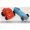 Image 1 : LOT OF 2 1950'S RUBBER CARS AUBURN #536 &