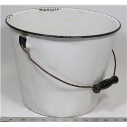 VINTAGE ENAMEL BUCKET
