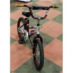 SPORTTEK MOUNTAIN BIKE (BLACK AND BURGUNDY)