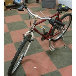 RALEIGH MOUNTAIN BIKE 26" (BURGUNDY)
