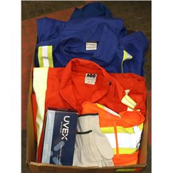 LARGE BOX OF "FR" WORK WEAR - MEN'S XL