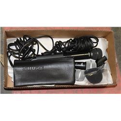 FLAT W/ 3 SHURE MICROPHONES - SHURE SM58