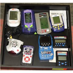 BLACK WOOD TRAY WITH HAND HELD