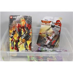 LOT OF LEGO HERO FACTORY / FRIENDS / DISNEY PLANE