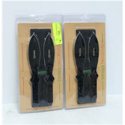 4 THROWING KNIVES
