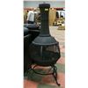 Image 1 : OUTDOOR METAL FIREPLACE, 55" TALL