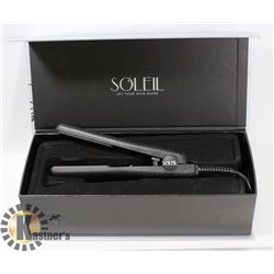 SOLEIL BLACK MINI FLAT IRON W/ CERAMIC PLATES