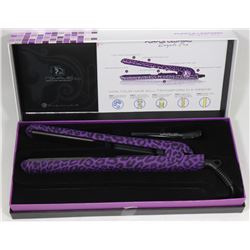 NEW ROYALE PRO PURPLE LEOPARD HAIR STRAIGHTENER