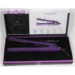 NEW ROYALE PRO PURPLE LEOPARD HAIR STRAIGHTENER