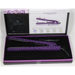 NEW ROYALE PRO PURPLE LEOPARD HAIR STRAIGHTENER