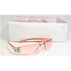 BOX OF PINK DESIGNER SUNGLASSES