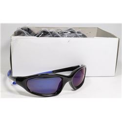 BOX OF BLACK AND BLUE  DESIGNER SUNGLASSES