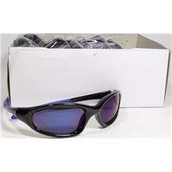 BOX OF BLACK AND BLUE  DESIGNER SUNGLASSES