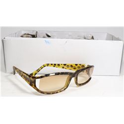BOX OF LEOPARD PRINT DESIGNER SUNGLASSES