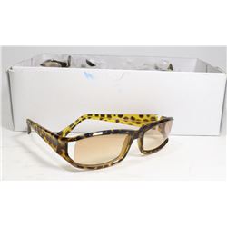 BOX OF LEOPARD PRINT DESIGNER SUNGLASSES
