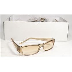 BOX OF BROWN  DESIGNER SUNGLASSES