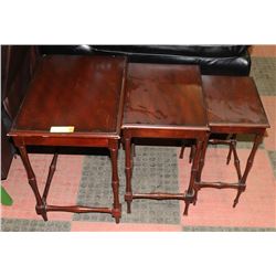 SET OF 3 TABLES