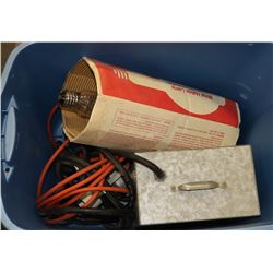 BLUE BIN WITH NEW METAL MALIDE LAMP