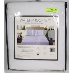 WATERPROOF MICROFIBER QUEEN SIZE MATTRESS PAD