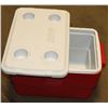 Image 1 : COLEMAN COOLER RED AND WHITE COLEMAN COOLER