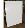 Image 1 : WHITE BOARD WITH FRAME & HOOKS 48" X 36", STORE