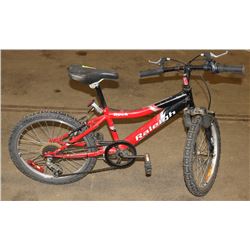 RALEIGH ROCK BICYCLE  (RED-BLACK)