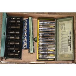 8 PC 1/2 DRIVE METRIC DEEP SET, 7 PC 3/8" DRIVE