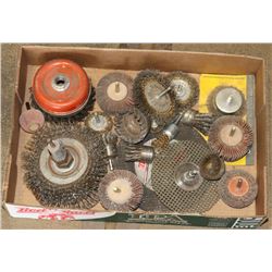 VARIETY OF POWER WIRE BRUSHES AND SANDER